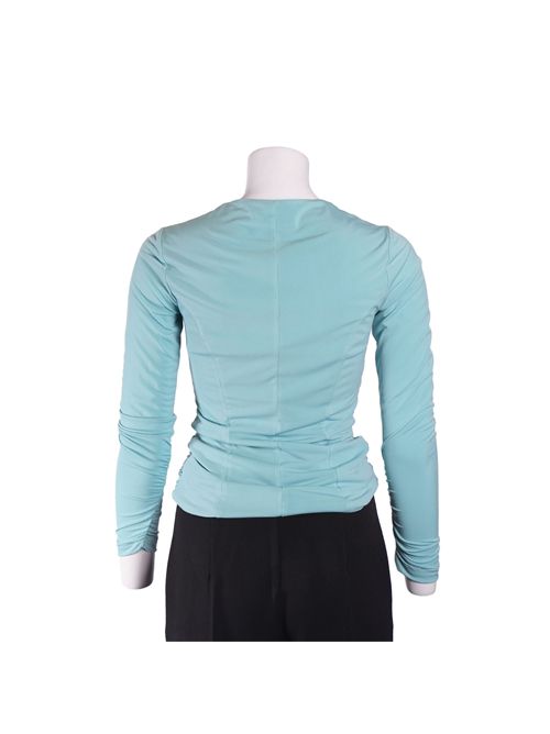 MAGLIA DETTAGLIO SCOLLO VERDE ACQUA  BABYLON DONNA a/i BABYLON | E00569VERDE ACQUA